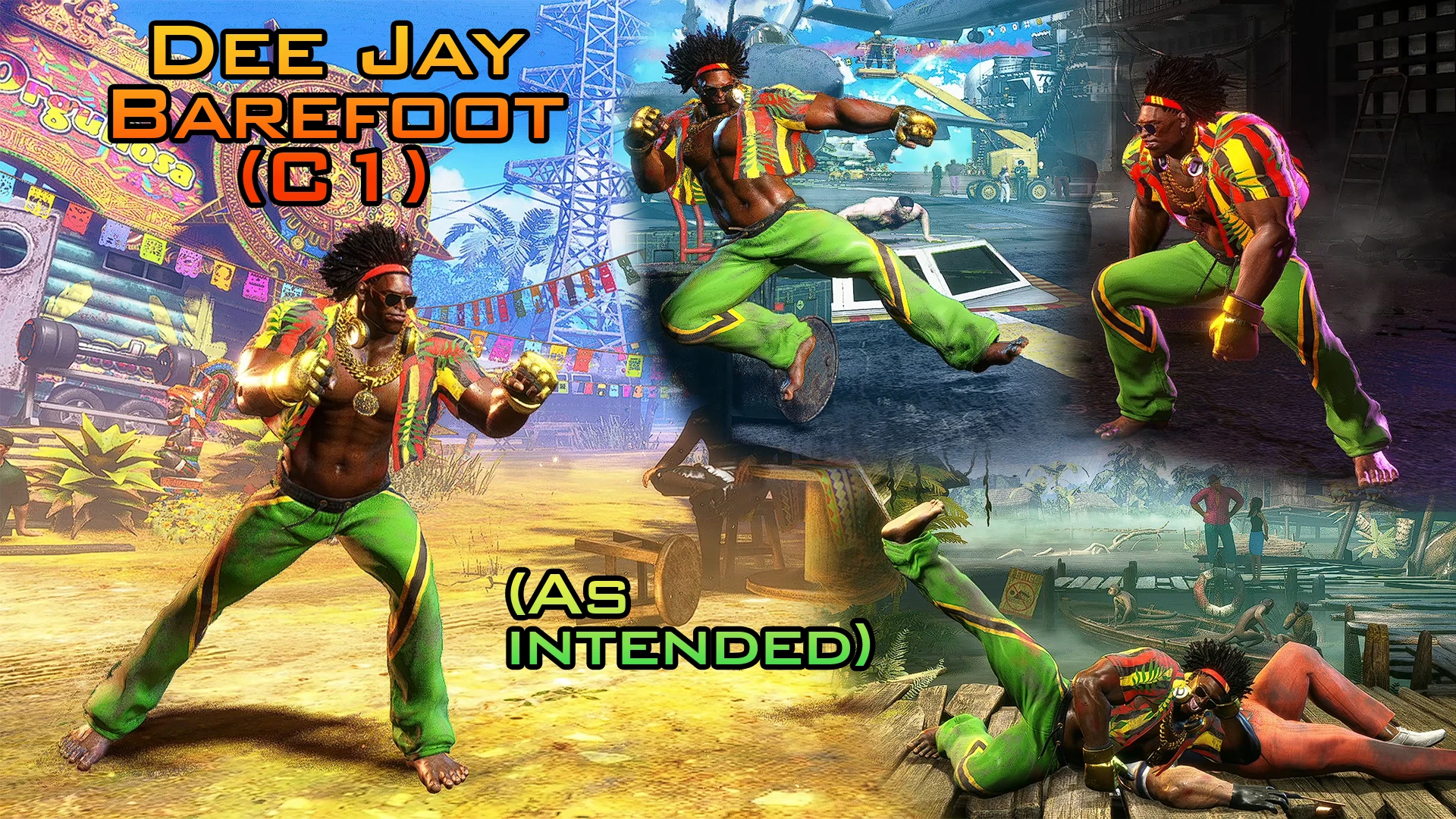 Dee Jay Barefoot (C1) at Street Fighter 6 Nexus - Mods and community