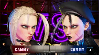 Goth Cammy Classic Costume All Black with White Hair and Optional Black  Lips Black Eyebrows at Street Fighter 6 Nexus - Mods and community