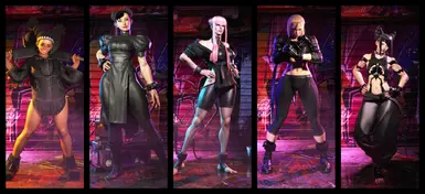 Goth Cammy Classic Costume All Black with White Hair and Optional Black  Lips Black Eyebrows at Street Fighter 6 Nexus - Mods and community