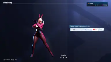 Cammy Deluxe Bunny (by Mighty Noob) to C3