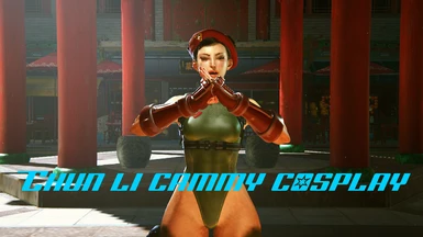 Chun Li Cammy Cosplay