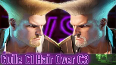 Guile C1 Hair Over Costume 3