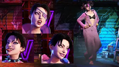 Juri Short Hair and C3 Hood Down