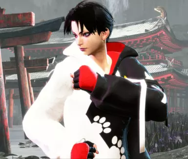 Uma Hoodie Juryu - A Female Ryu swap.