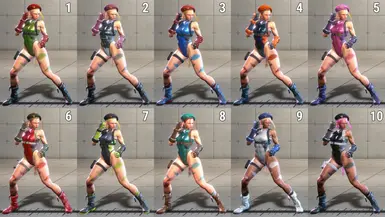Used with the default SF6 Costume 2