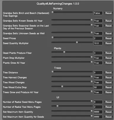 Configuration Menu!