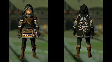 Black Hylian Hood