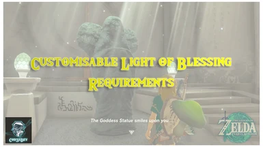 Customisable Light of Blessing Requirements