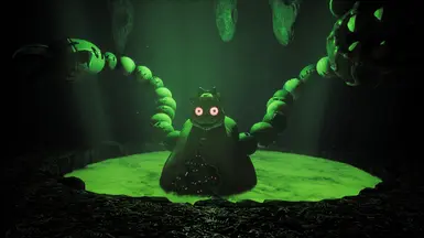 Mama Bear with red eyes during her boss fight!