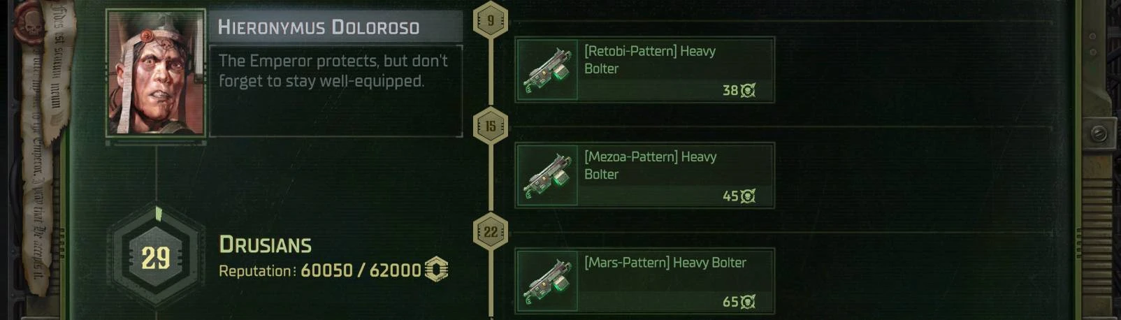 Heavy Bolter Patterned Variants at Warhammer 40,000: Rogue Trader Nexus ...