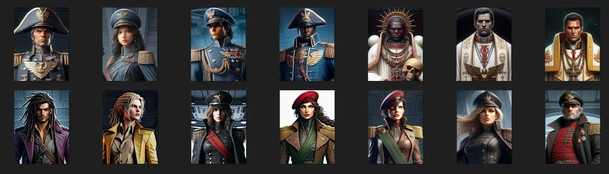 Warhammer 40000 Rogue Trader 50 custom portraits at Warhammer 40,000: Rogue  Trader Nexus - Mods and community