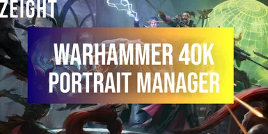 Rogue Trader Portrait Manager
