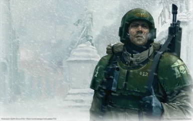Dawn Of War Winter Assault Guardsman Portrait