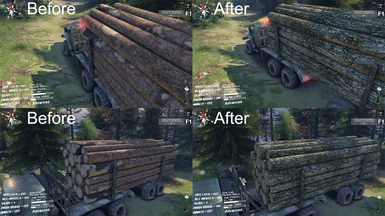 High quality log textures
