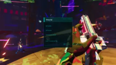 HUD on while paused in menu