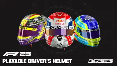 Playable Driver's Helmet