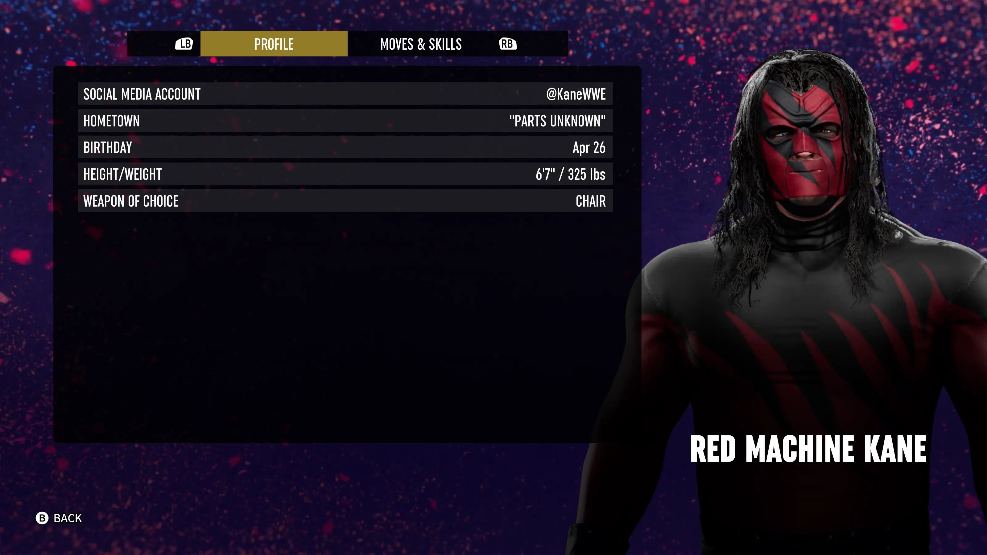 Kane Character Profile At Aew Fight Forever Nexus Mods And Community