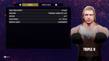 Triple H Character Profile