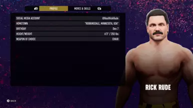 Ravishing Rick Rude Character Profile