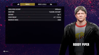 Rowdy Roddy Piper Character Profile