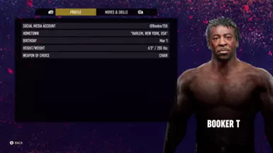 Booker T 01 Character Profile
