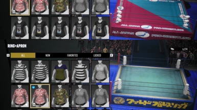1990s NJPW and AJPW (Aprons  and Mat)