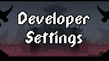 Developer Settings