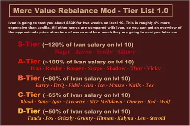 Merc Value Rebalance