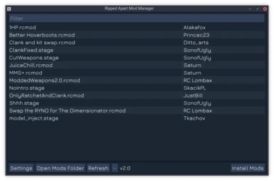 Chaotic's Ripped Apart Modding Tools