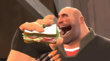 Heavy sandvich eating sound