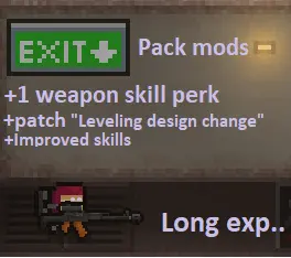 long exp pack and add one perk all guns