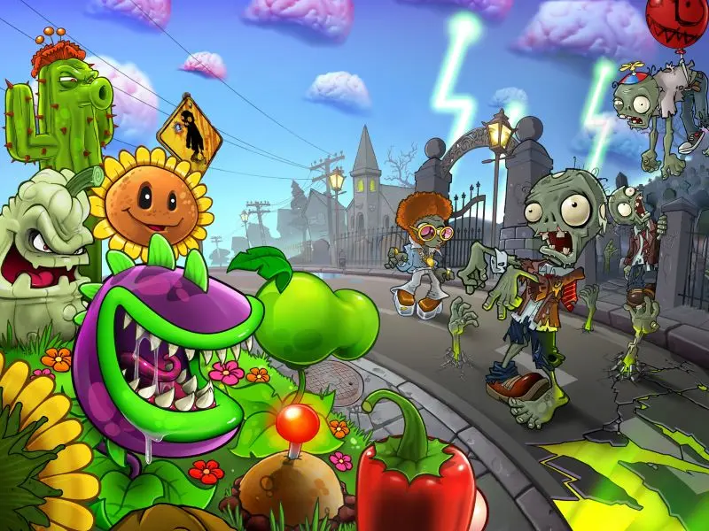 Alternative Titlescreen at Plants vs. Zombies: Game of the Year Edition ...