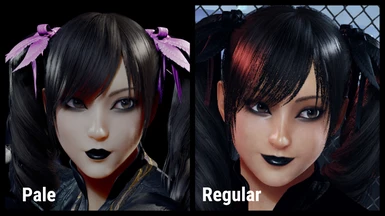 Xiaoyu Goth Makeup with Pale Option