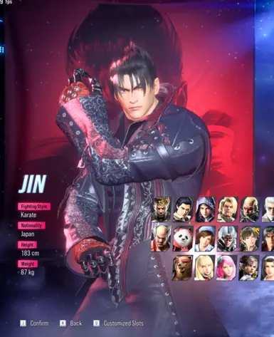 Tekken 8 Devil Jin preset over Jin