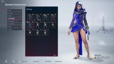 Barefoot Ladies Full Body Costumes with Improved Foot Models