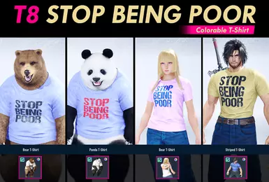 Stop Being Poor T-shirt