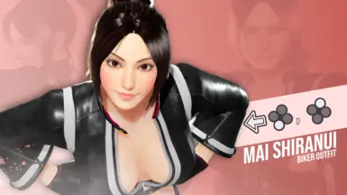 (SF6) Mai Shiranui Biker Outfit for Asuka