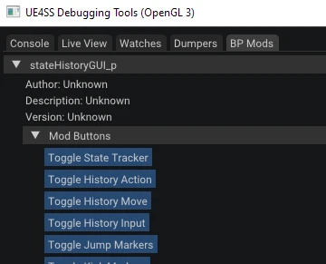 You'll need to enable ue4ss' console to get to the toggle buttons