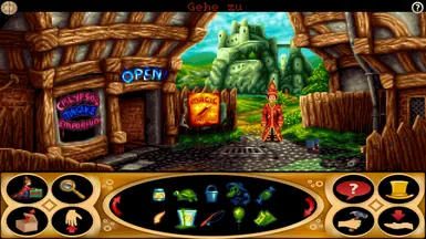 Off, in Simon 2 modern aspect ratio and modern graphics looks better with V1 reshade enabled. In the first Simon game old aspect ratio and old graphics looks better with reshade enabled.