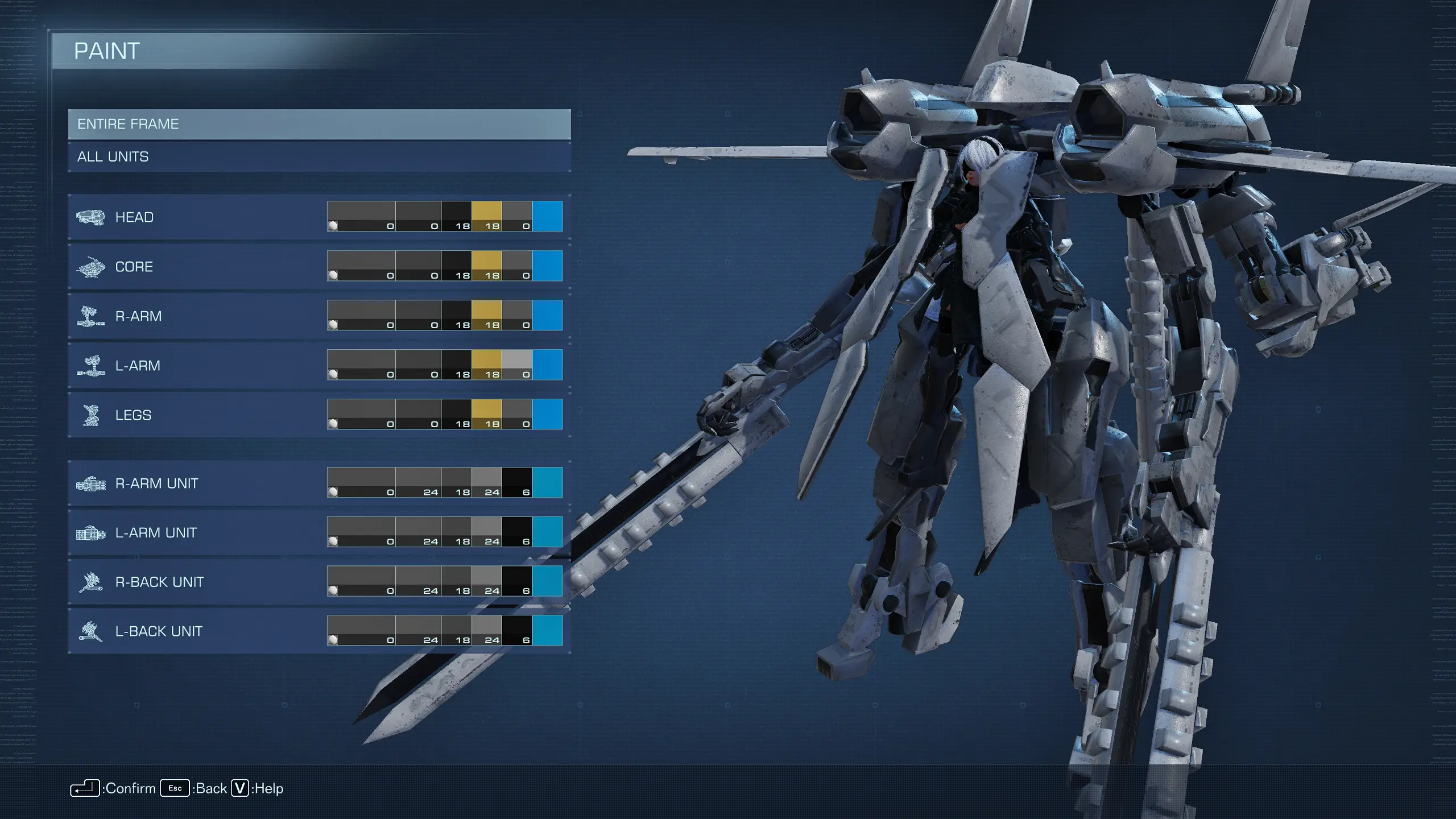 NieR Automata - YoRHa Flight Unit Ho229 Type-B at Armored Core VI ...