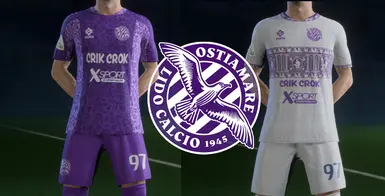 Ostiamare Calcio 23-24  Kit and tifo textures