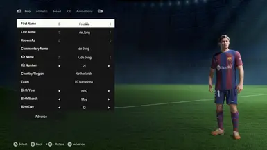 Unlocked Player Editing - TU14