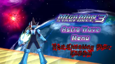 Astro Wave Menu RED SHOOTING STAR EDITION