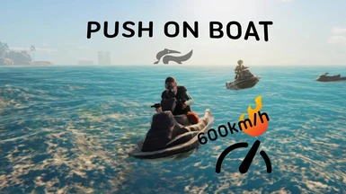 Push-On-Boat
