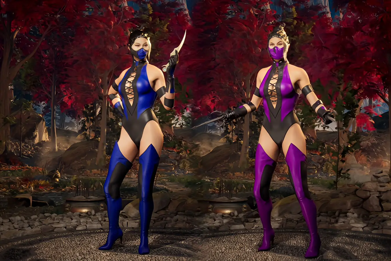 Umk3 Kitana And Mileena Skins At Mortal Kombat 1 Nexus Mods And Community