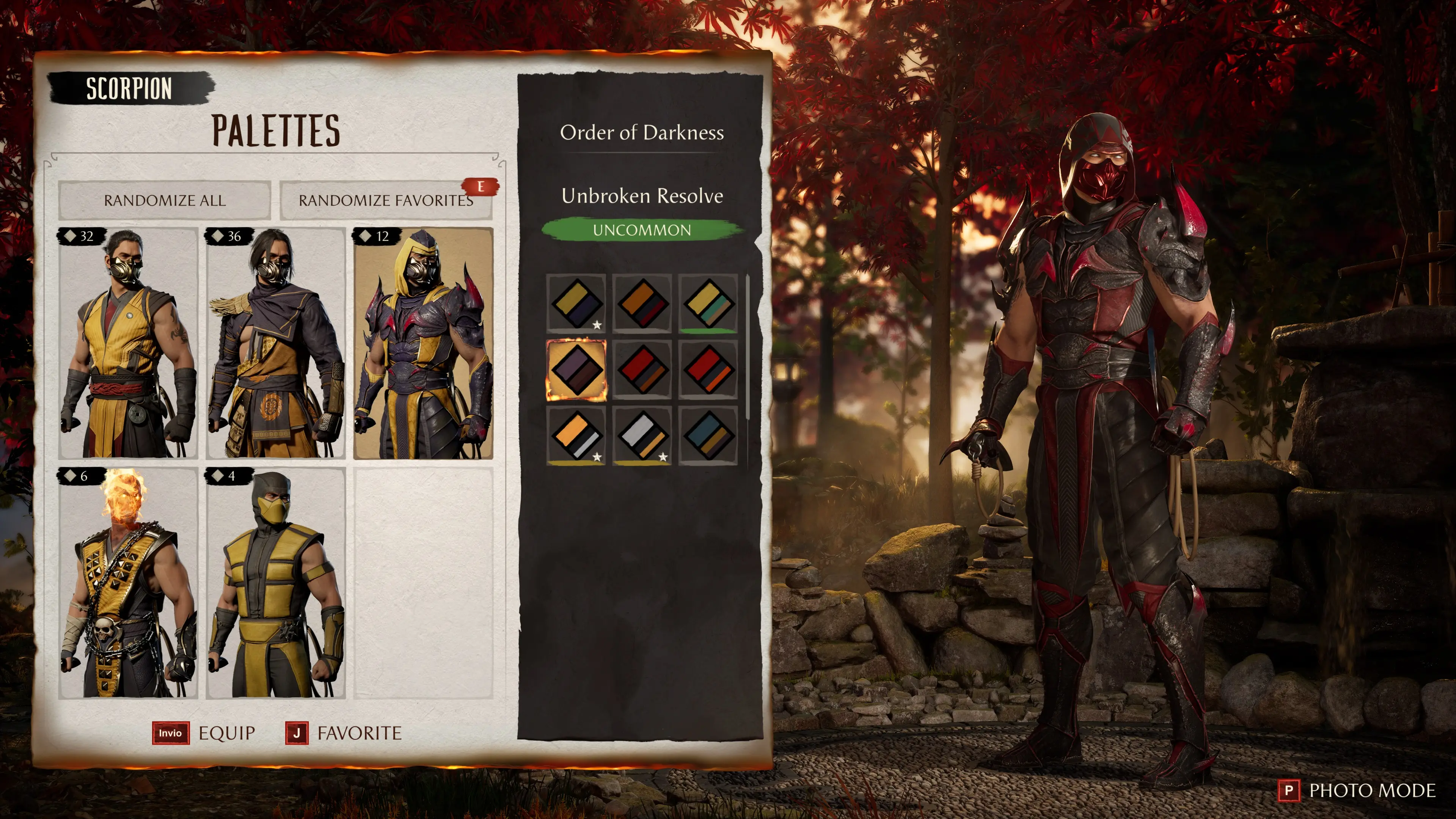 Scorpion Order of Darkness at Mortal Kombat 1 Nexus - Mods and community