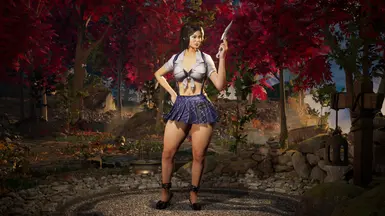 Kitana Plaid Outfit