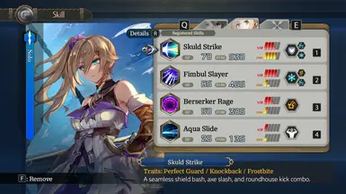 Skill Character UI