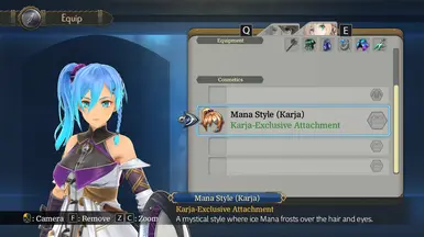 Karja DLC Hair Not Change Eyes