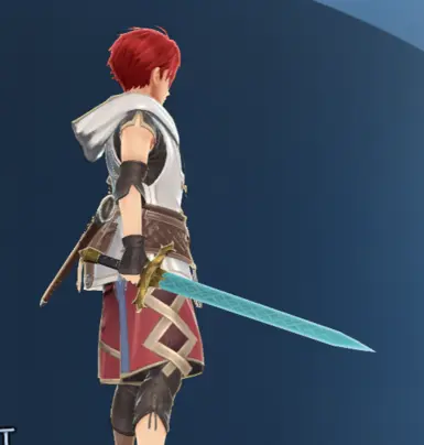 Adol's Ultimate Sword over Default Sword